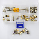 40 Pieces AC R12 R134A Air Conditioning Refrigeration Valve Cores with Remover