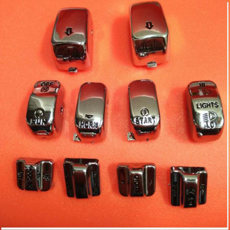 1 Set of Hand Control Switch Housing Buttons for Harley FLHT FLHTC FLHX FLTRX 1996-2013