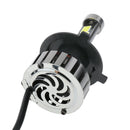 1 Pair N7 H4 4-LED Headlight Headlamps Bulbs Conversion Kit 6000K Pure White