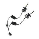 1 Pair N7 H4 4-LED Headlight Headlamps Bulbs Conversion Kit 6000K Pure White