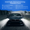 1 Pair N7 H4 4-LED Headlight Headlamps Bulbs Conversion Kit 6000K Pure White