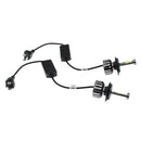 1 Pair N7 H4 4-LED Headlight Headlamps Bulbs Conversion Kit 6000K Pure White