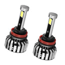 1 Pair N7 H11 4-LED Headlight Headlamps Bulbs Conversion Kit 6000K Pure White