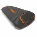 Leather + Sponge Motorcycle Rear Passenger Pillion Pad Seat for KAWASAKI Z1000 2010-2013