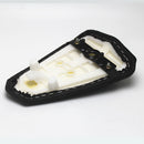Leather + Sponge Motorcycle Rear Passenger Pillion Pad Seat for KAWASAKI Z1000 2010-2013