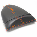 Black Leather Rear Passenger Seat Pillion Pad for KAWASIKI ZX10R 2004-2005