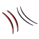 4 Pieces Replacement Rear Fender Accents Trim Cover for Harley Road Glide / Street Glide