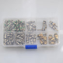 134 Piece Assortment Schrader Valves R134a Kit 11 kinds AC Valve Cores