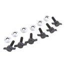 6 Sets of Quick Removal Fastener Thumb Screw Kits Fit for Jeep Wrangler TJ 1997-2006