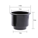 4 Piece Universal Black Boat Plastic Cup Drink Can Holder for Boat Marine RV