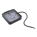 DC12V/24V 27W White 9LED Work Light Bar Flood Square 4WD Lamp for Jeep ATV