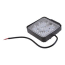 DC12V/24V 27W White 9LED Work Light Bar Flood Square 4WD Lamp for Jeep ATV