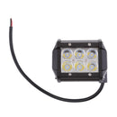 4 Pieces 18W LED Work Light Bar Flood 4WD Lamps Bulbs for Car Truck - White