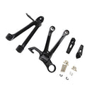 Left & Right Rear Foot Peg Assembly Replacement for Suzuki GSXR1000 2005-2006 Black