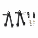 Left & Right Rear Foot Peg Assembly Replacement for Suzuki GSXR1000 2005-2006 Black