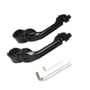 2 Piece Replacement Universal Motorbike Highway Bar Foot Peg Mount with 1.25inch Clamps