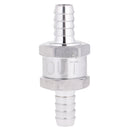5 Pieces Replacement 10mm 3/8'' Non Return Fuel Line Oil Petrol Water One Way Check Valve