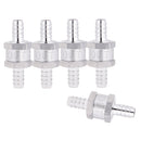 5 Pieces Replacement 10mm 3/8'' Non Return Fuel Line Oil Petrol Water One Way Check Valve