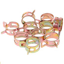 100 Pieces Fuel Line Hose Water Pipe Air Tube Clamps Fastener Spring Clips
