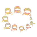 100 Pieces Fuel Line Hose Water Pipe Air Tube Clamps Fastener Spring Clips