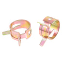100 Pieces Fuel Line Hose Water Pipe Air Tube Clamps Fastener Spring Clips