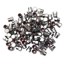 100 Pieces Car Motorcycle Bicycle Plastic Wheel Tire Valve Stem Caps