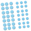 100 Pairs Car HVAC Valve Stem Cap High & Low Side for R134a Valve Core