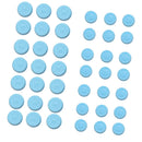 100 Pairs Car HVAC Valve Stem Cap High & Low Side for R134a Valve Core
