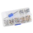 40 Pieces A/C System Schrader Valves with Remover Tool Kit For R12/ R134A HVAC