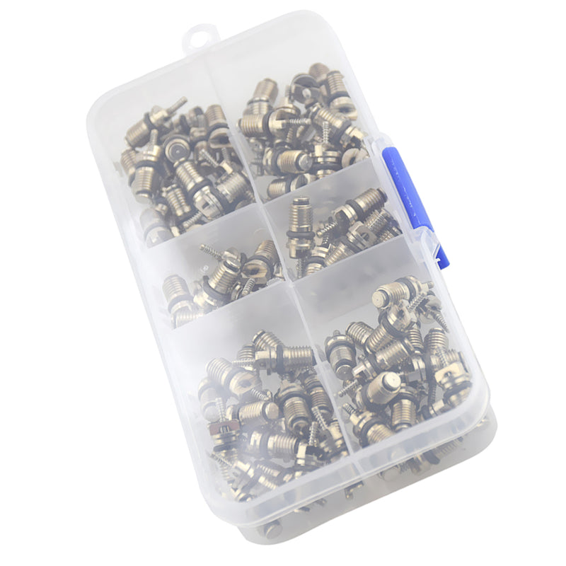 110 Piece High Pressure A/C Valve Core Schrader Valves Air Conditioning Tool