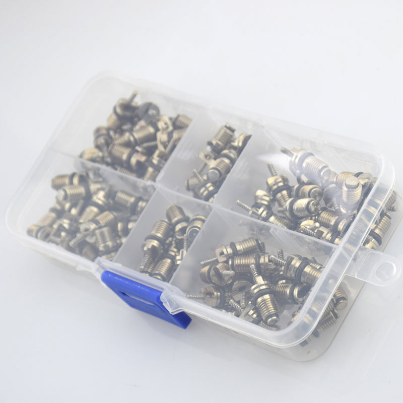 110 Piece High Pressure A/C Valve Core Schrader Valves Air Conditioning Tool