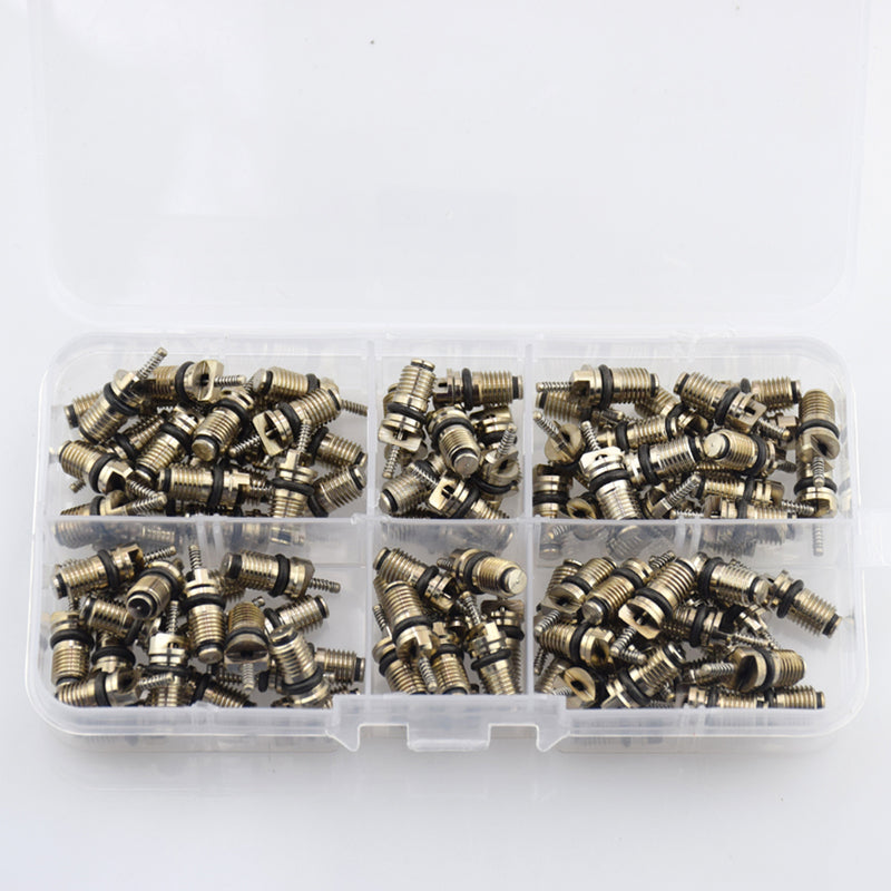 110 Piece High Pressure A/C Valve Core Schrader Valves Air Conditioning Tool