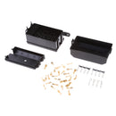 6 Relay 5 Road Auto Relay Holder Box Socket Fuse with Lid Insurance Black with Adapters