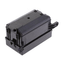 6 Relay 5 Road Auto Relay Holder Box Socket Fuse with Lid Insurance Black with Adapters