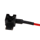 100 Pieces Car Truck 3A-30A Mini Blade Fuse Clip & Add-a-circuit TAP Adapter