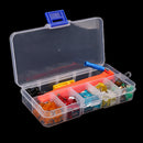 100 Pieces Car Truck 3A-30A Mini Blade Fuse Clip & Add-a-circuit TAP Adapter