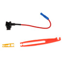 100 Pieces Car Truck 3A-30A Mini Blade Fuse Clip & Add-a-circuit TAP Adapter