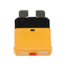 Auto Car Truck Marine Resettable Blade Fuse Manual Circuit Breaker 28V 20A