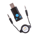 USB Bluetooth Stereo Audio Music Wireless Receiver Adaptor For Car Vehicle Home Speaker