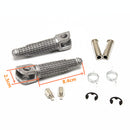1 Pair of Front & Rear Footpegs Pedals for Suzuki ZX-R9 1998-2003 Z750 Z750S 2007-2010 ER6N ER6F NINJA 650R 2009-2013
