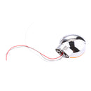 2 Piece Chrome Amber Front Flat Turn Signal Light For Harley Touring Electra Glides