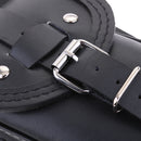 PU Leather 4.5 Gallons Tank Chap Cover Panel Bag Strap Mount For Harley Sportster XL 883
