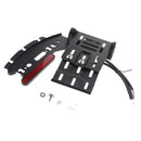 Adjustable License Plate Bracket & LED Light for Harley Sportster 883 Dyna
