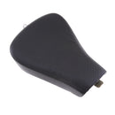 Black Motorcycle Leather + Sponge Rear Passenger Pillion Pad Solo Seat for Harley XL883 / XL1200 / X48