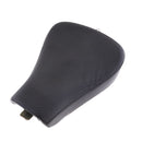 Black Motorcycle Leather + Sponge Rear Passenger Pillion Pad Solo Seat for Harley XL883 / XL1200 / X48