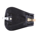 Black Motorcycle Leather + Sponge Rear Passenger Pillion Pad Solo Seat for Harley XL883 / XL1200 / X48