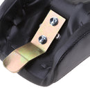Black Motorcycle Leather + Sponge Rear Passenger Pillion Pad Solo Seat for Harley XL883 / XL1200 / X48