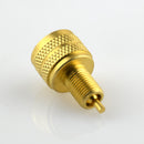 External Brass Tire Valve Stem Adapter