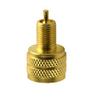 External Brass Tire Valve Stem Adapter
