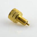 External Brass Tire Valve Stem Adapter
